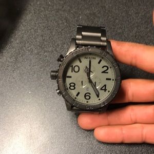 Nixon 51 30 matte black gold